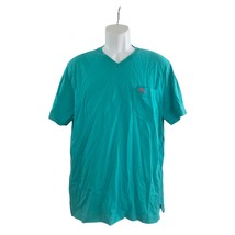 Men's Tommy Bahama green cotton v neck pocket T-Shirt S New - $22.49