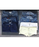 Lot 7 Pairs Skinny Jeans + 2 Shorts-Forever 21, Bullhead Hermosa, Americ... - £15.80 GBP