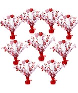 Lyrow 9 Pack Valentine&#39;s Day Metallic Foil Spray Centerpieces for Tables... - $75.73 CAD