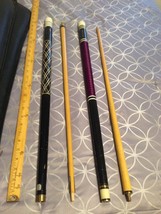 2 Vintage Made in Taiwan pool stick soft case - $66.23 CAD