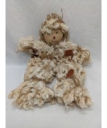 Handcrafted Yarn Scarecrow Thanksgiving Halloween Decor 12&quot; - $33.95 CAD
