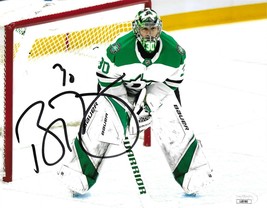 Ben Bishop Autographed 8x10 Photo JSA COA NHL Dallas Stars Goaltender Si... - $42.46