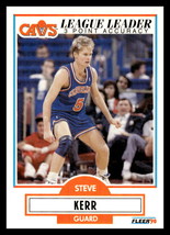 1990-91 Fleer #34 Steve Kerr Cleveland Cavaliers - £2.35 GBP