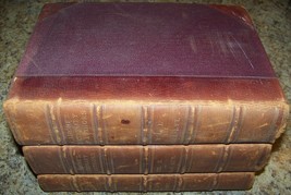 1888 Antique Dictionary English Literature British &amp; American Authors 3 Vol Set - £38.93 GBP