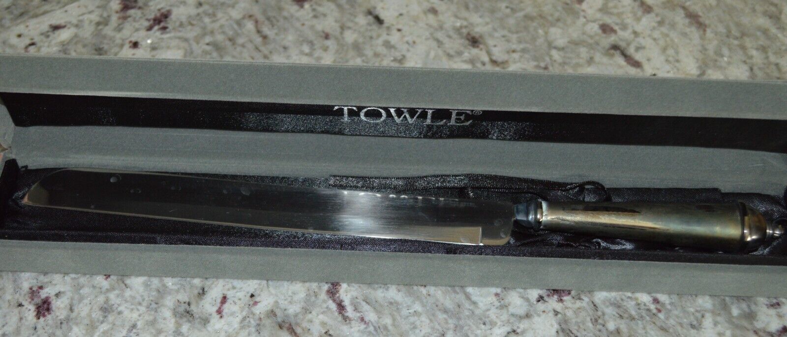 Towle Copenhagen Stainless Steel Bridal Wedding Cake Knife Boxed - $17.99