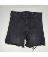 American Eagle Size 6 High Rise Mid Shortie Next Level Stretch Jean Shor... - £12.61 GBP