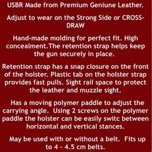 Fits Taurus Raging Hunter 44 Magnum/454 Casull 5.12”BBL Belt Holster #1575# RH image 9