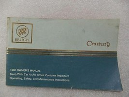 BUICK CENTURY   1985 Owners Manual 14728 - $13.85