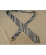 Donald J. Trump Signature Collection 100% Silk Blue Gray &amp; Tie Protector... - €32,83 EUR