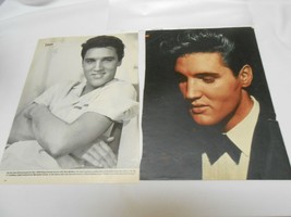 2 Rare Photos of Elvis Presley in sleeve 8 by 11 inches collectibles sti... - £7.90 GBP
