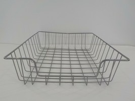 Vintage Metal Wire In/Out Paper Basket Office Desk Letter Tray Organizer 14X10X3 - £11.15 GBP