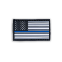 Boss Dog Tactical Collar Patch USA Thin Blue Line, One Size (Case of 6) - £76.39 GBP