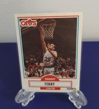 Danny Ferry Rookie Card 1990-91 Fleer BASKETBALL #33 Cleveland Cavaliers RC - $1.75