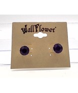 WallFlower Earrings Wonderful Purple Color - £6.20 GBP