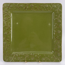 Signature Debby Degura Designs Dinner Plate 2007 Chelsea Parsley Green EUC 11&quot; - £17.91 GBP