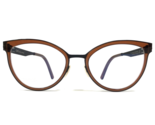 OVVO Optics Eyeglasses Frames 3789 c 50 Black Clear Brown Cat Eye 50-19-135 - £227.58 GBP