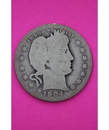 1904 O Barber Liberty Silver Quarter Scarce Semi Key Date New Orleans Mi... - $450.47 MXN