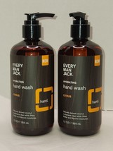 2 Every Man Jack Hydrating CITRUS Scent Hand Wash Hand Soap Pump Bottle 12 oz. - £21.33 GBP