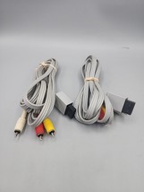 Wii OEM Nintendo Audio Video AV Composite 3 RCA Cable RVL-009 Lot of 2 Cables - $7.70