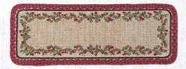 Earth Rugs WW-390 Cranberries Wicker Weave Table Runner 13&quot; x 36&quot; - £35.03 GBP