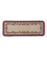 Earth Rugs WW-390 Cranberries Wicker Weave Table Runner 13&quot; x 36&quot; - £34.88 GBP