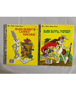 Little Golden Book Bugs Bunny Lot - Carrot Machine And Pioneer. Vtg Loon... - £7.78 GBP