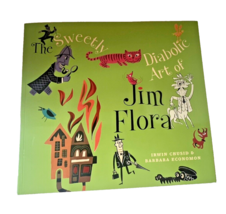 Sweetly Diabolic Art of Jim Flora Abstract Soft Cover with Flaps Table A... - $44.99