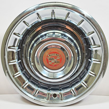 ONE Vintage Antique 1956 Cadillac Deville 15&quot; Hubcap / Wheel Cover USED - £62.94 GBP