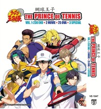 Anime DVD The Prince Of Tennis All Series + 2 Movie + 25 OVA+ 3 Special Box Set - £53.21 GBP