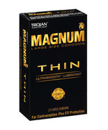 Trojan Magnum Thin Condom - Pack of 12 - $21.46