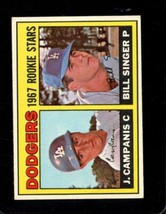 1967 Topps #12 CAMPANIS/SINGER Exmt (Rc) Dodgers Rookies Nicely Centered *X42980 - £7.74 GBP