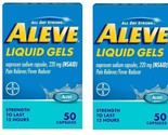 Aleve Liquid Gels Naproxen Sodium Pain Reliever, 50 Count Exp 7/2024 Pac... - $23.75