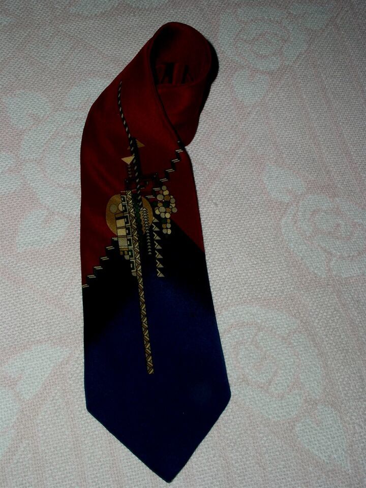 Boxelder Frank Lloyd Wright Necktie Vintage Made In Italy Excellent Cond... - $49.99