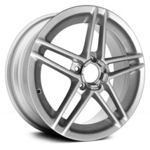 Wheel For 2006-2008 Chevrolet Corvette 19x12 Alloy Double 5 Spoke Silver 5-120mm - £395.37 GBP