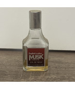 English Leather Musk Cologne Splash MEM 2oz 50ml - 25% Full .5OZ Remain - €6,90 EUR