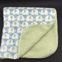 Carter&#39;s Baby Blanket Elephant Aqua Green - £19.18 GBP