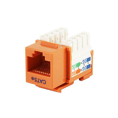 Monoprice 5374 MONOPRICE CAT5E PUNCH DOWN KEYSTONE JACK - ORANGE - $22.55