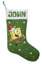 Spongebob Christmas Stocking, Personalized Spongebob Christmas Stocking,... - £30.33 GBP