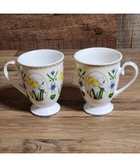 Royal Grafton Bone China Footed Coffee Cappuccino Latte Cup - Set Of 2 -... - £18.14 GBP