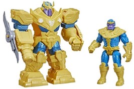 Marvel Avengers Mech Strike Thanos 9&quot; Action Figure New W/ Mech Strike Armor! - £22.25 GBP