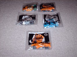 Lot Of 5 McDonald&#39;s Happy Meal Team Hot Wheels Toys Unopened - £10.81 GBP