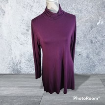 Womans Soft Surroundings High Neck Knit Mini Dress Size Large - £25.59 GBP