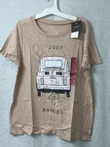 Women&#39;s Just Married Short Sleeve Graphic T-Shirt - Grayson Threads - Si... - $3.71