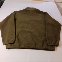 Goodfellow & Co. Men's 1/4 Snap Button Green Pullover Sweatshirt Jacket Size L image 2