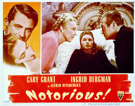 Notorious Featuring Cary Grant, Ingrid Bergman 11x14 Promotional Art - £11.21 GBP