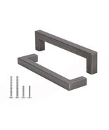 Pride Decor 4 Inch Drawer Pull, Modern Square 4-1/4 Cabinet Pulls, Solid... - $26.79+