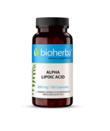 Alpha-lipoic acid, Bioherba, 300 mg, 100 capsules, Antioxidant, Detox - $56.43 CAD