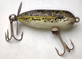 Vintage Fishing Lure Heddon Magnum Torpedo Natural Frog 2" Body - $37.99