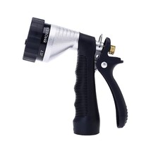 Water Hose Nozzle Spray Nozzle, Metal Garden Hose Nozzle With Adjustable... - £16.65 GBP