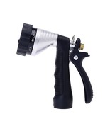 Water Hose Nozzle Spray Nozzle, Metal Garden Hose Nozzle With Adjustable... - £17.29 GBP